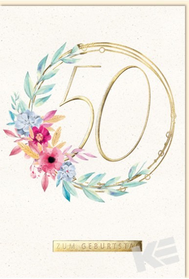 Zahlengeburtstag 50er