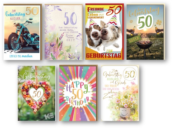 Online Serie Geburtstag 50er