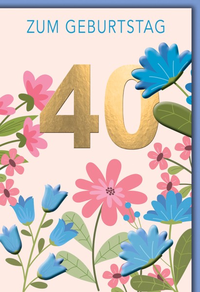 Zahlengeburtstag 40er