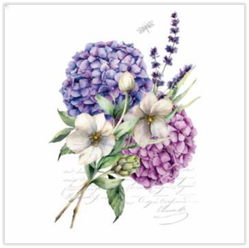 Serviette - Blume