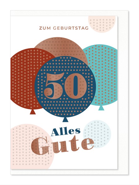 Zahlengeburtstag 50er