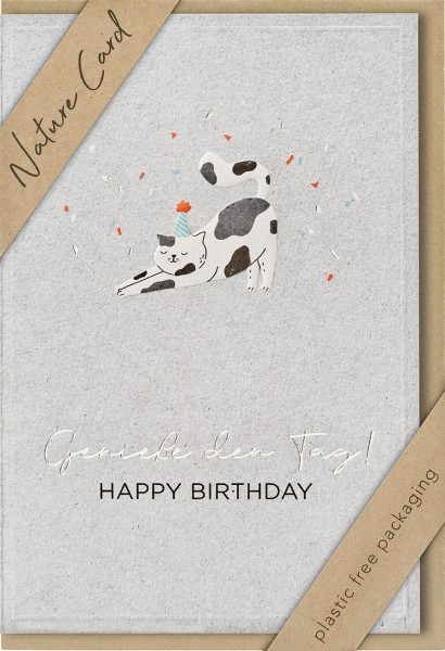 Geburtstag - Nature Card - Plastikfrei