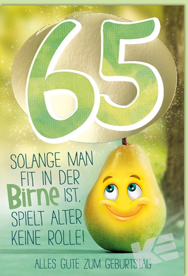 Zahlengeburtstag 65er