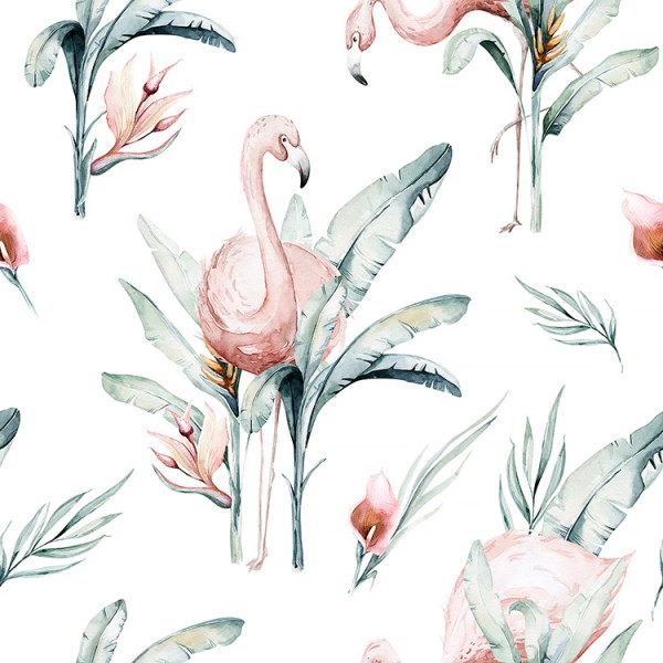 Serviette - Flamingo