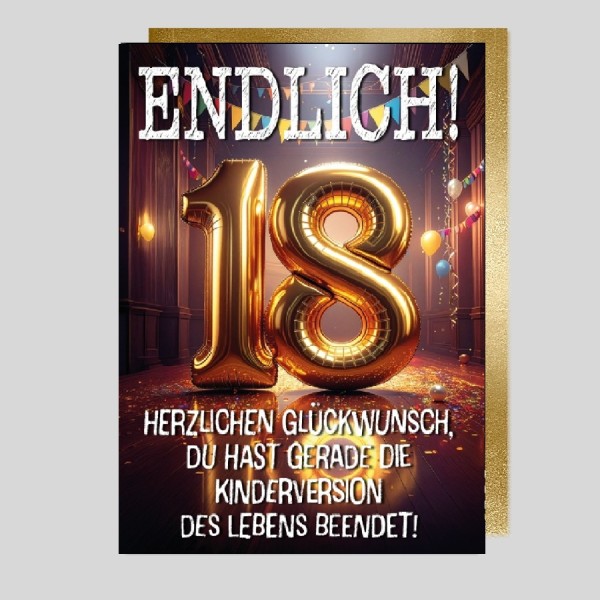 Zahlengeburtstag 18er