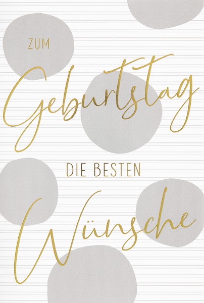 Geburtstag - Schrift