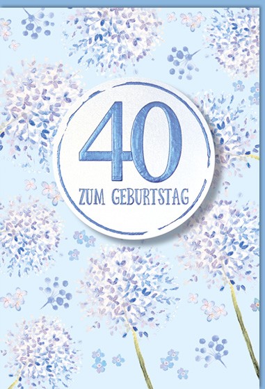 Zahlengeburtstag 40er