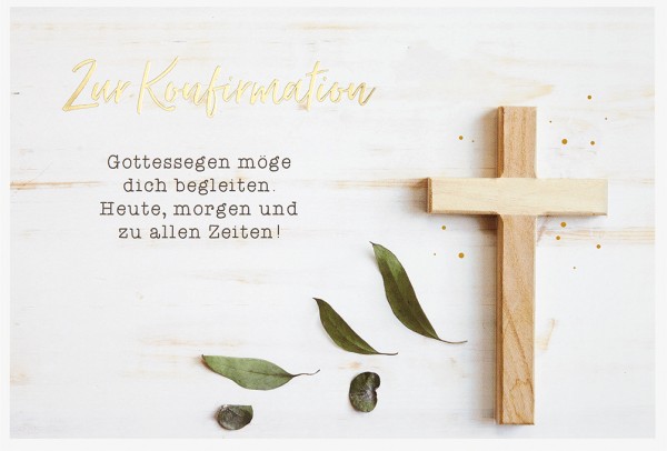 Konfirmation - Nature Card - Plastikfrei