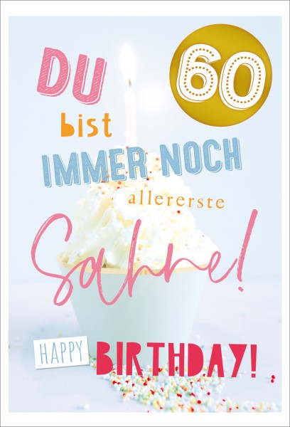 Zahlengeburtstag 60er