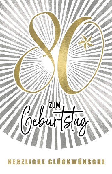 Zahlengeburtstag 80er