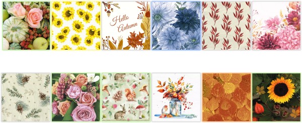 Servietten - FIX Sortiment HERBST