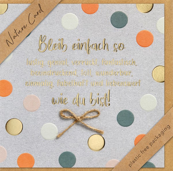 Allgemein - Nature Card - Plastikfrei (Quadratisch)