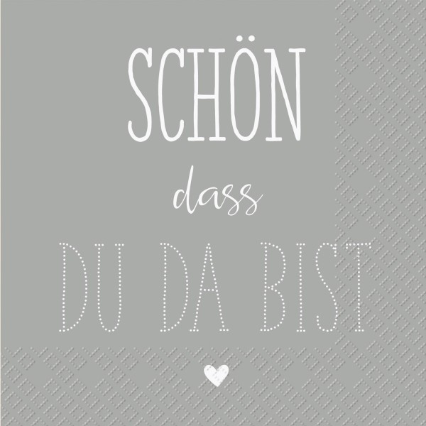 Serviette - Schrift