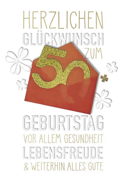 Zahlengeburtstag 50er