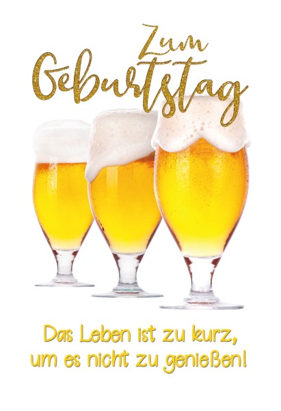 Geburtstag - Bier