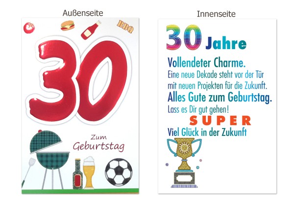 Zahlengeburtstag 30er