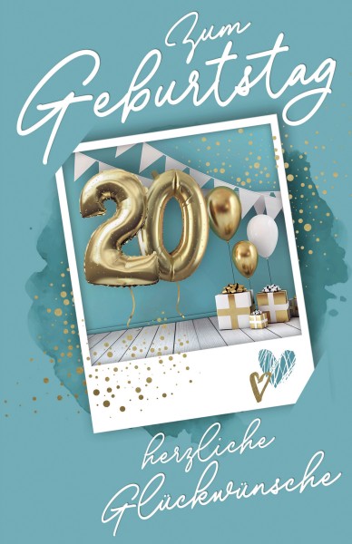 Zahlengeburtstag 20er