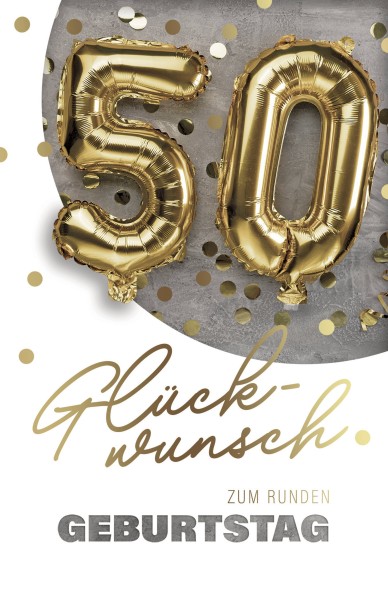 Zahlengeburtstag 50er