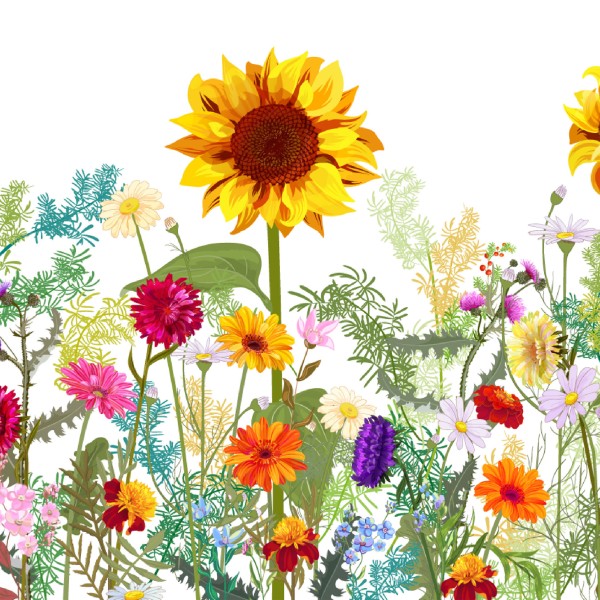 Serviette - Blume