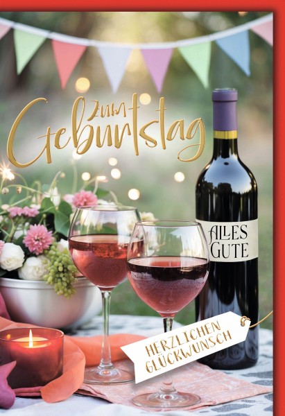 Geburtstag - Wein