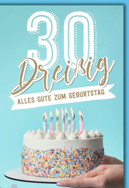 Zahlengeburtstag 30er