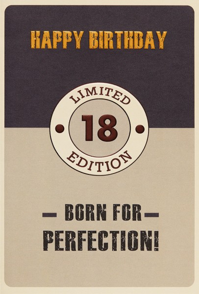 Zahlengeburtstag 18er