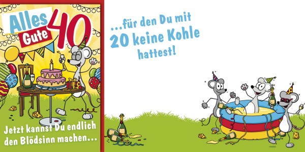 Zahlengeburtstag 40er