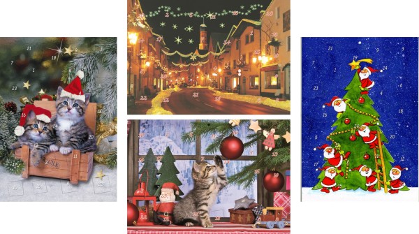 Weihnachten - Adventskalender A4