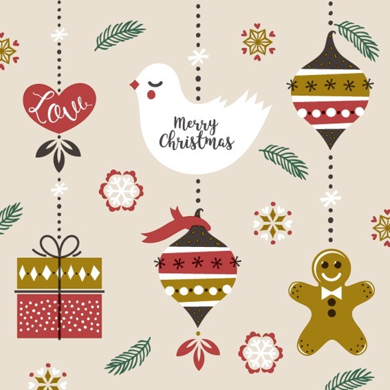 Serviette - Weihnachten