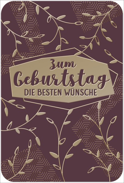 Geburtstag - Schrift