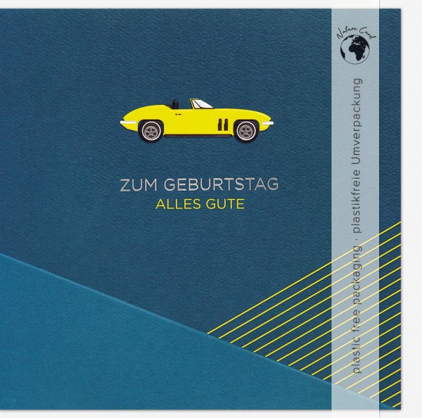 Geburtstag - Good Vibes Nature - Plastikfrei (Quadratisch)
