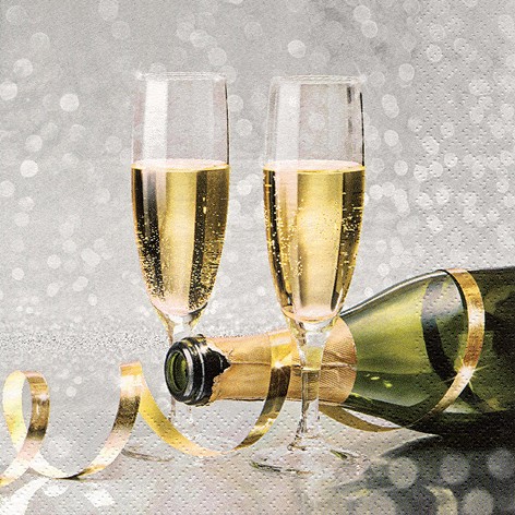 Serviette - Sekt