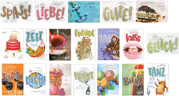 Sortiment - Geburtstag Sweets