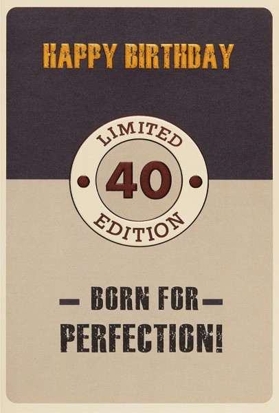 Zahlengeburtstag 40er