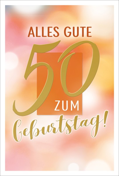 Zahlengeburtstag 50er