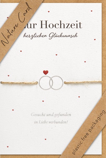 Hochzeit - Nature Card - Plastikfrei