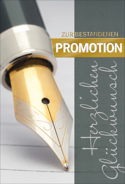 Allgemein - Promotion