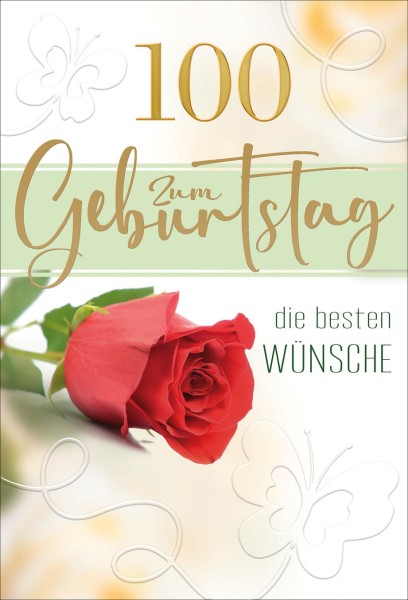 Zahlengeburtstag 100er