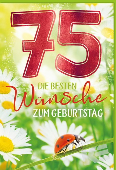 Zahlengeburtstag 75er