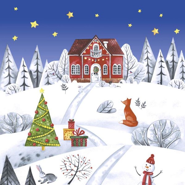 Serviette - Weihnachten