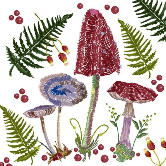 Serviette - Herbst