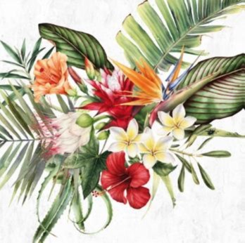 Serviette - Blume