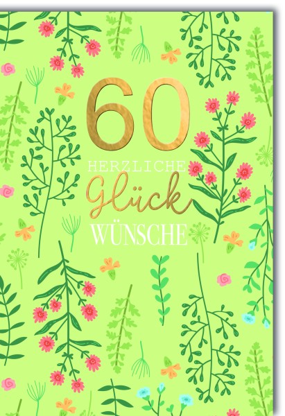 Zahlengeburtstag 60er