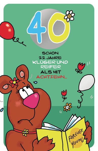 Zahlengeburtstag 40er