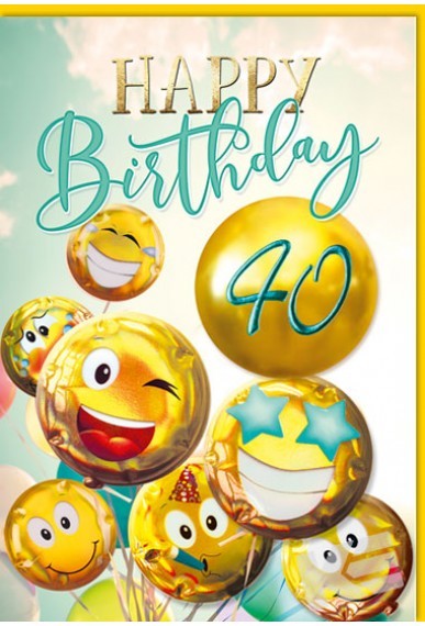 Zahlengeburtstag 40er