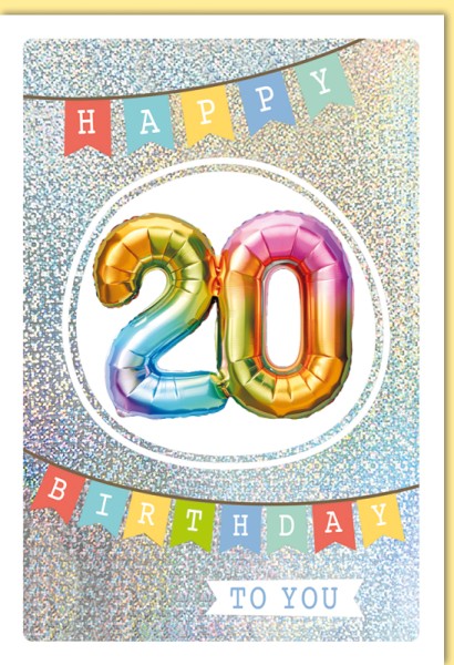 Zahlengeburtstag 20er