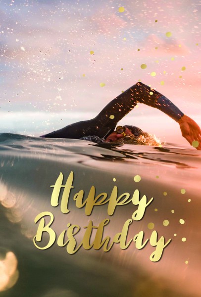 Geburtstag - Schwimmen