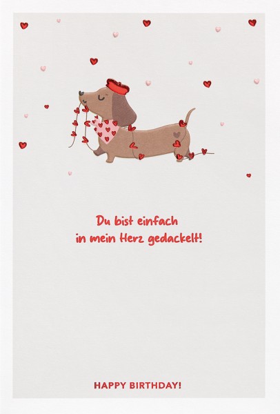 Geburtstag - Hund