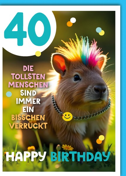 Zahlengeburtstag 40er