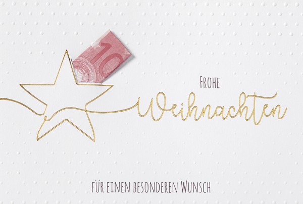 Weihnachten - Plastikfrei - Geldgeschenk